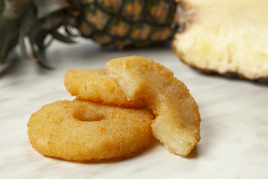 Crumbed Pineapple Fritters
